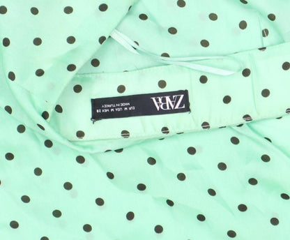 Womens UK Size M Zara Wrap Chiffon Skirt
