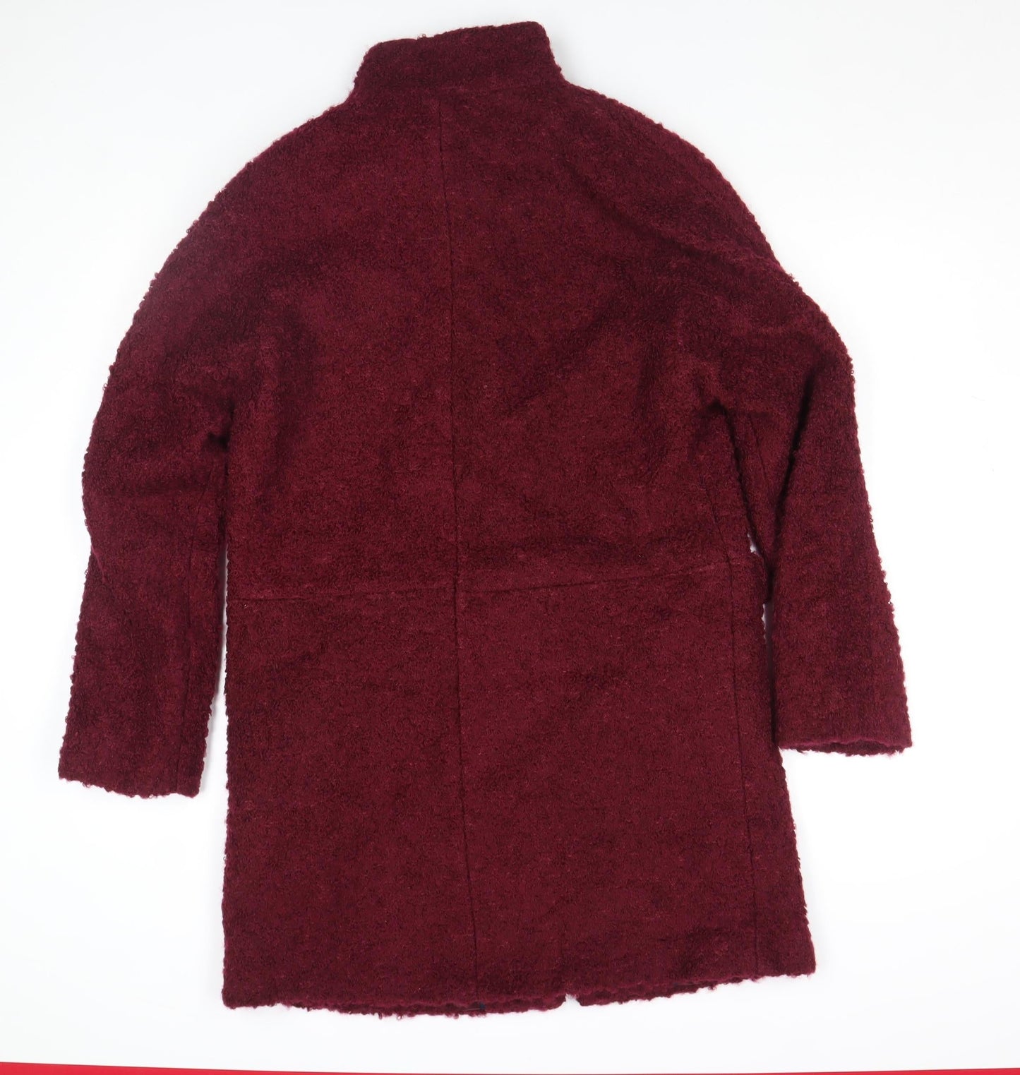 Womens UK Size 8 Monsoon Red Overcoat