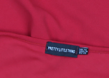 Womens UK Size 14 PRETTYLITTLETHING Bodycon Dress