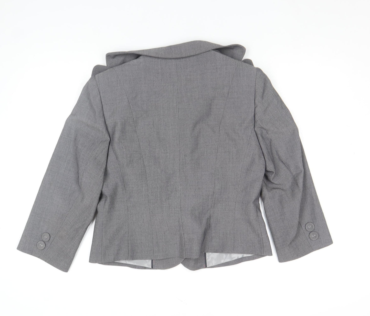 Womens UK Size 14 Marks and Spencer Grey Basic Jacket