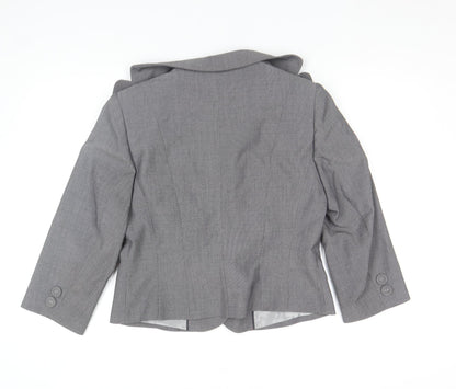 Womens UK Size 14 Marks and Spencer Grey Basic Jacket