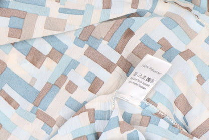 Epilogue Women’s Multicoloured Geometric Chiffon Blouse Size 16