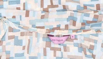 Epilogue Women’s Multicoloured Geometric Chiffon Blouse Size 16