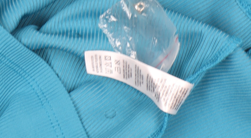 Womens UK Size L Savida Blue Basic T-Shirt