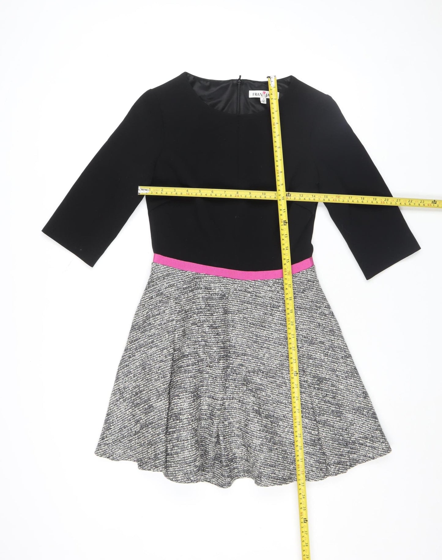 Womens UK Size 8 Fran Jane Fit & Flare Dress