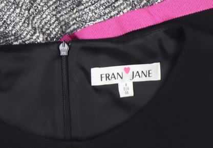 Womens UK Size 8 Fran Jane Fit & Flare Dress