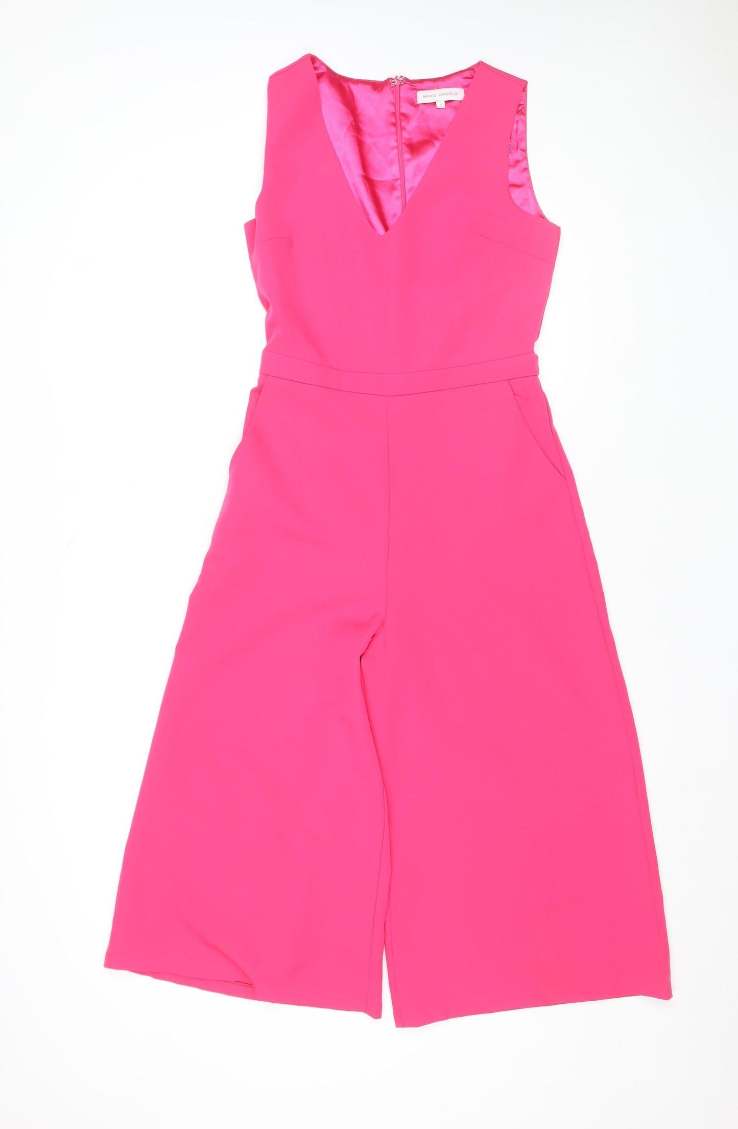 Womens UK Size 8 Marc Angelo One-Piece Pink Jumpsuit