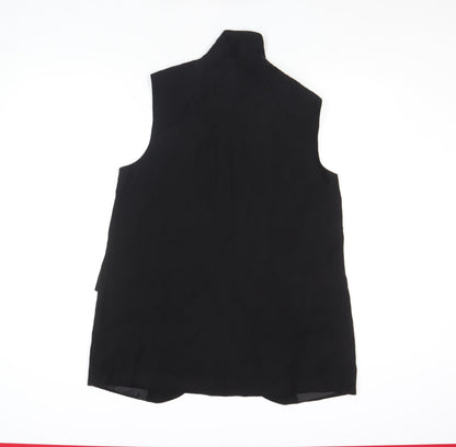 Womens UK Size 12 George Black Tunic Blouse