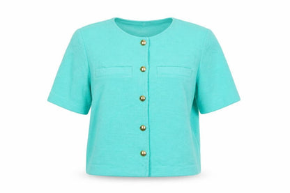 Womens UK Size S Gallery Green Blazer