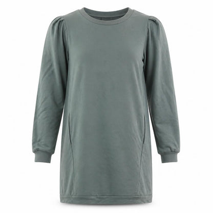 Oliver Bonas Women’s Green Jersey Knit Long Sleeve T-Shirt Dress Size 10