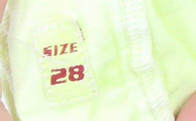 Womens UK Size 28 Miss Sixty Slim Fit Skinny Yellow Jeans