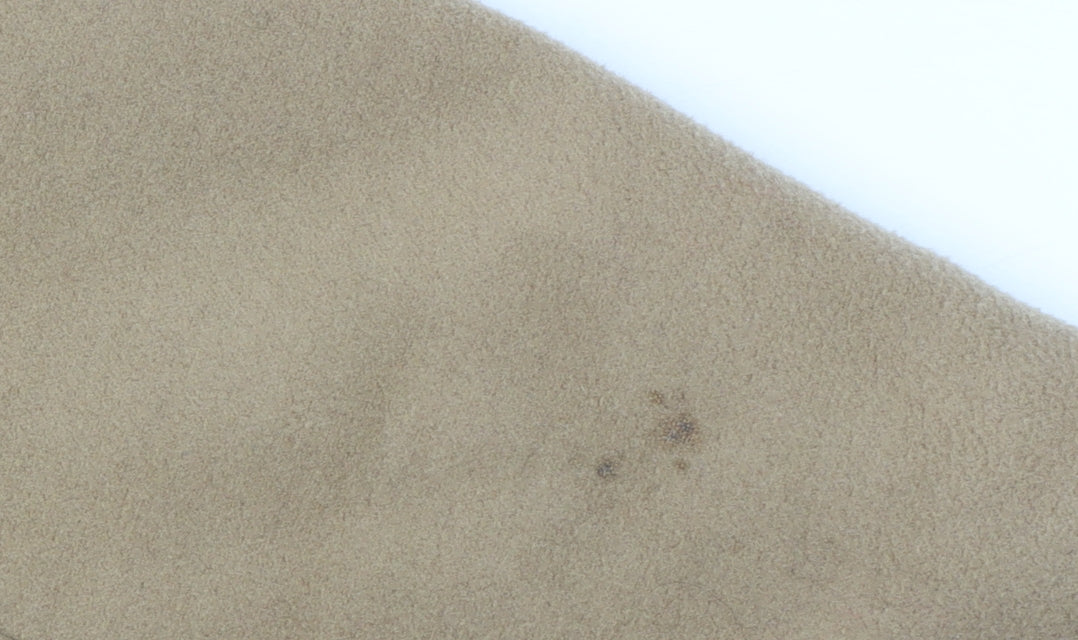 New Look Women Beige Long Overcoat Size 10 Classic Lined