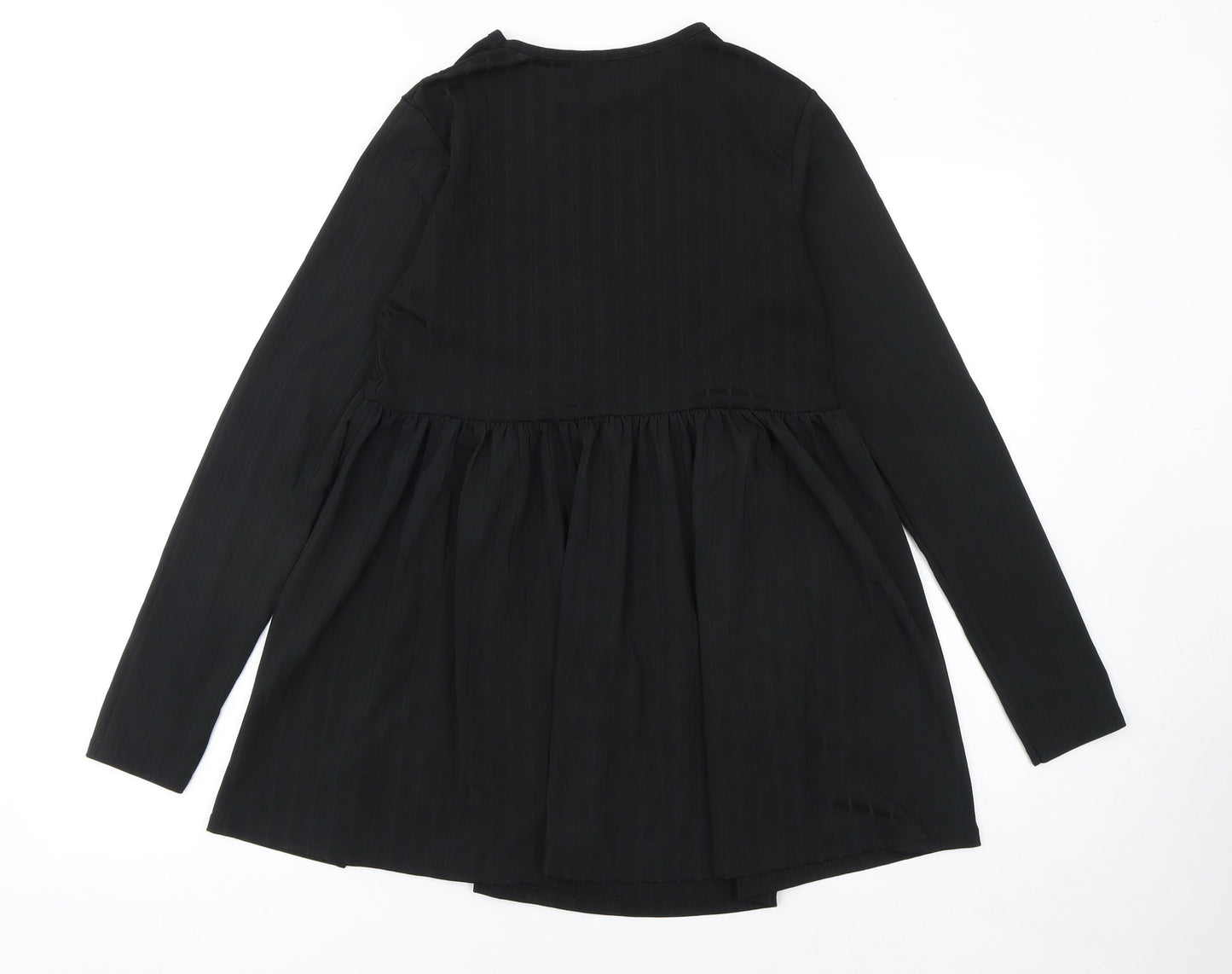 Boohoo Women’s Black Long Sleeve Skater Dress Size 10