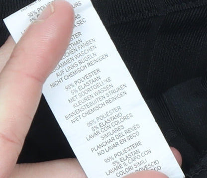 Boohoo Women’s Black Long Sleeve Skater Dress Size 10