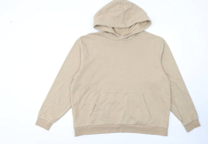 Womens UK Size L Marks and Spencer Beige Pullover Hoodie