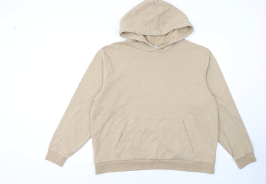 Womens UK Size L Marks and Spencer Beige Pullover Hoodie