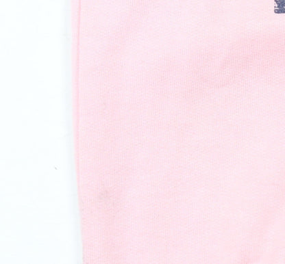 Boohoo Womens Pink Chicago Varsity Graphic Sweatshirt Size S