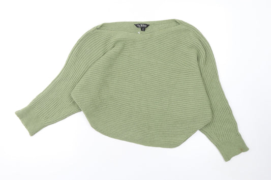 Womens UK Size M Olsen Green Pullover Jumper