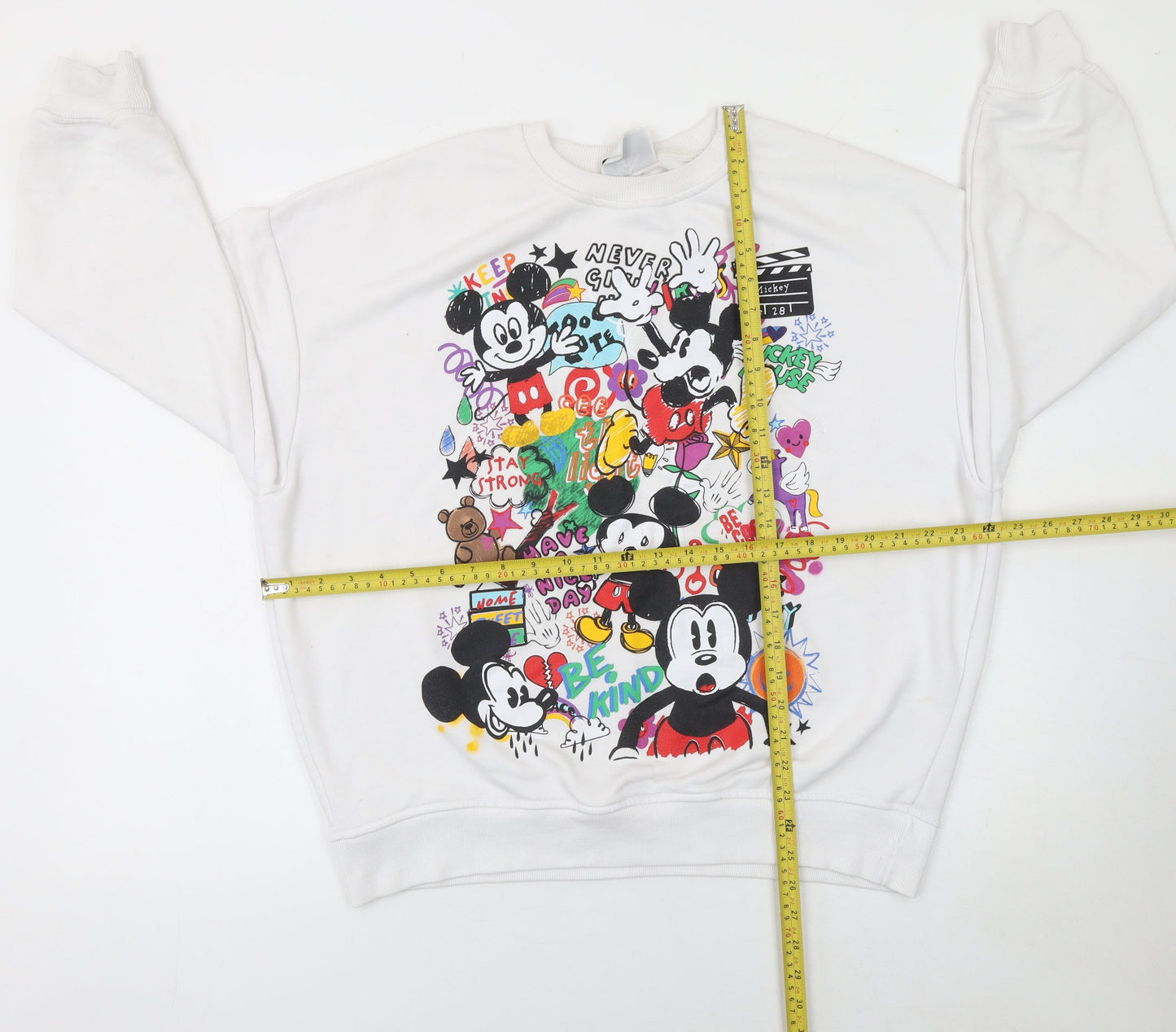 Womens UK Size M Disney White Pullover Sweatshirt