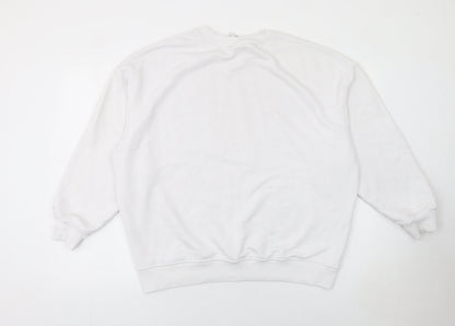 Womens UK Size M Disney White Pullover Sweatshirt