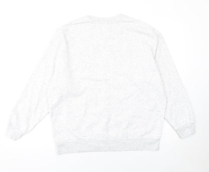 Primark Womens Grey New York Graphic Sweatshirt 2XS