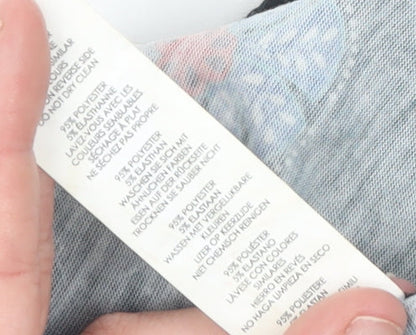 Boohoo Women’s Black Floral Halter Bodysuit UK 12