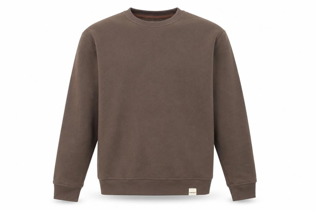 Mens UK Size L LEWIS GARMENT Brown Pullover Sweatshirt