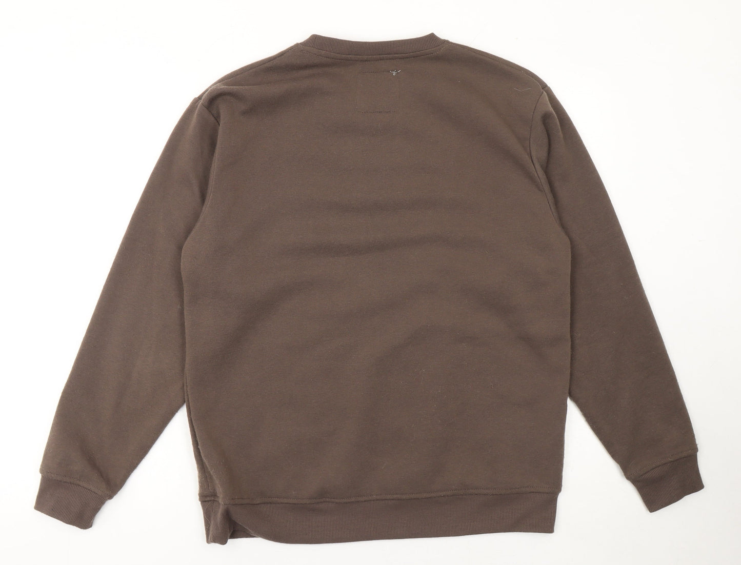 Mens UK Size L LEWIS GARMENT Brown Pullover Sweatshirt