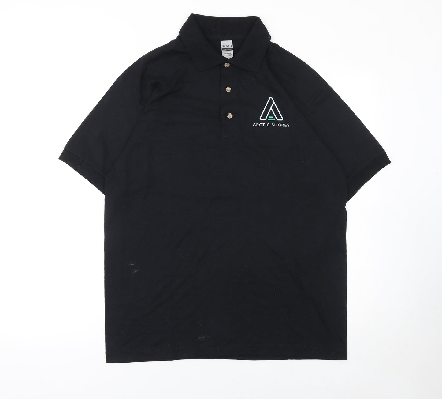 Mens UK Size M Gildan Cotton Blend Polo Shirt