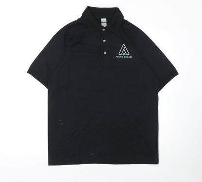 Mens UK Size M Gildan Cotton Blend Polo Shirt