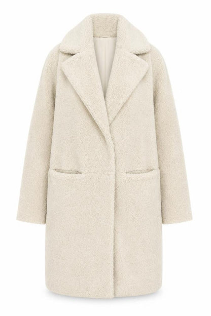 Womens UK Size 6 NEXT Beige Overcoat
