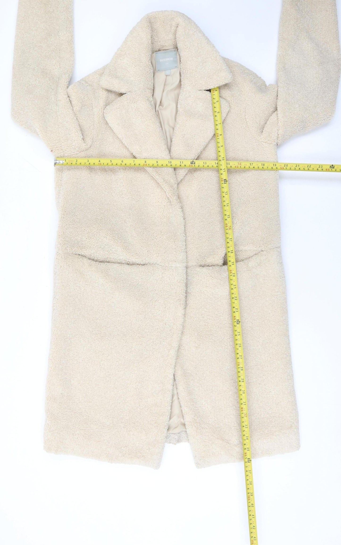 Womens UK Size 6 NEXT Beige Overcoat