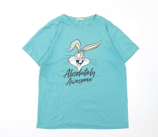 Womens UK Size XL Bewakoof Blue Basic T-Shirt