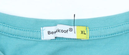 Womens UK Size XL Bewakoof Blue Basic T-Shirt