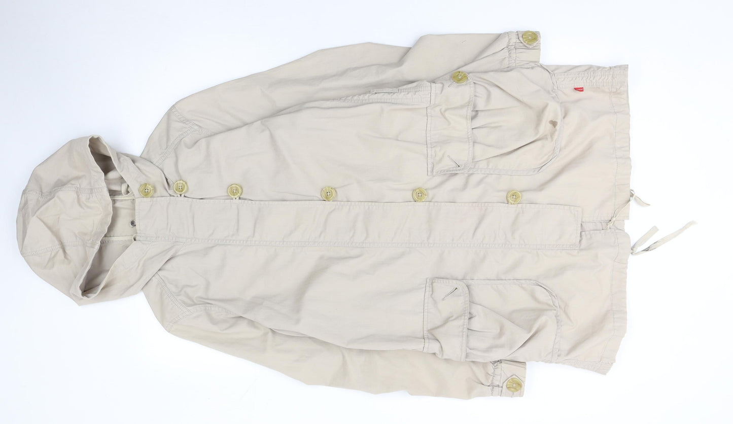 Womens UK Size S Jackpot Beige Anorak Coat