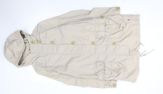 Womens UK Size S Jackpot Beige Anorak Coat