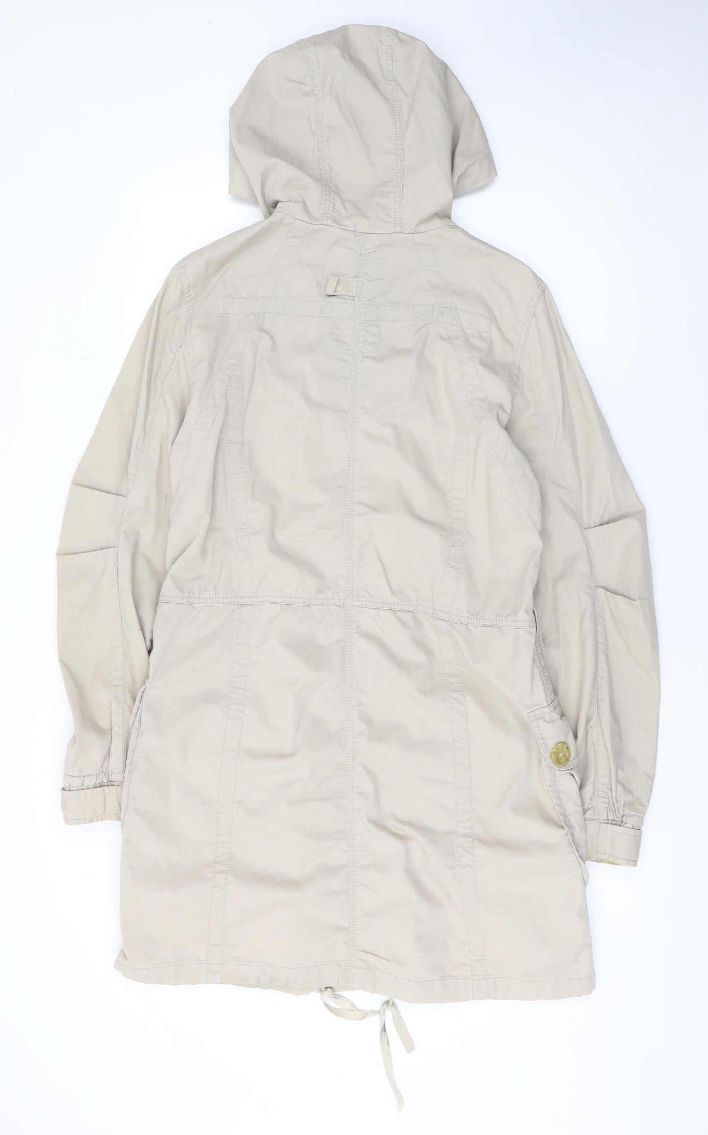 Womens UK Size S Jackpot Beige Anorak Coat