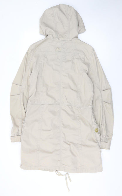 Womens UK Size S Jackpot Beige Anorak Coat