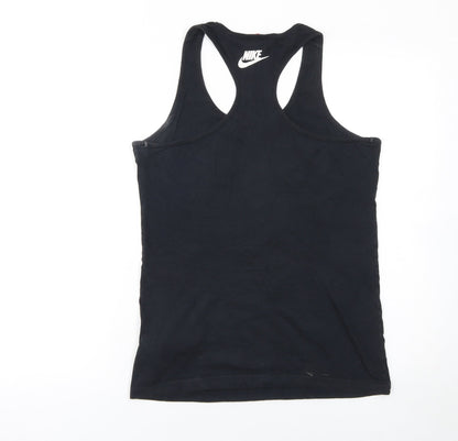 Nike Women's Black Animal Print Racerback Tank Top Size M