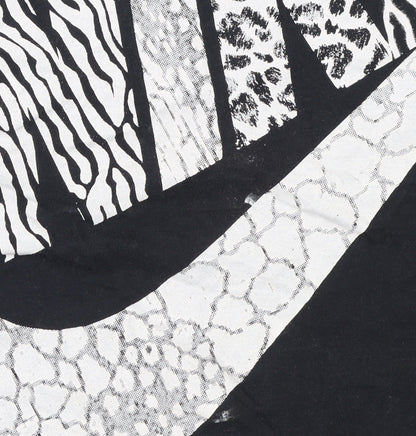 Nike Women's Black Animal Print Racerback Tank Top Size M