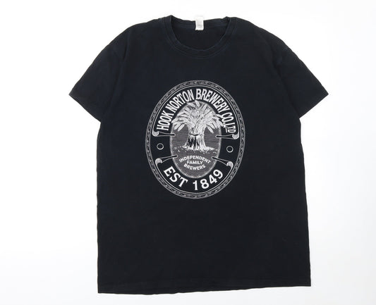 SOL'S Imperial Hook Norton Brewery Black Men's L Graphic T-Shirt