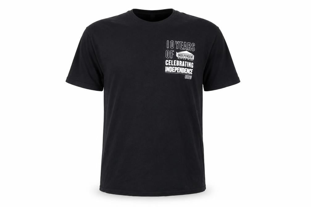 Mens UK Size L Gildan Black  T-Shirt