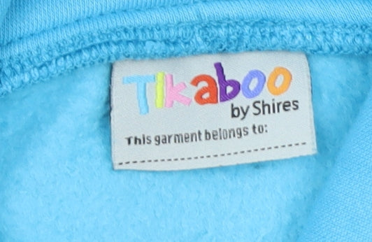 Tikaboo by Shires Girls Blue Princess Graphic Pullover Hoodie 5-6 Years