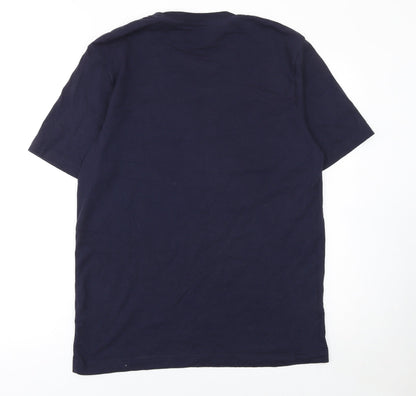 Mens UK Size L John Lewis & Partners Blue  T-Shirt