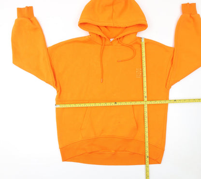 Womens UK Size M River Island Orange Pullover Hoodie