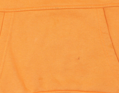 Womens UK Size M River Island Orange Pullover Hoodie
