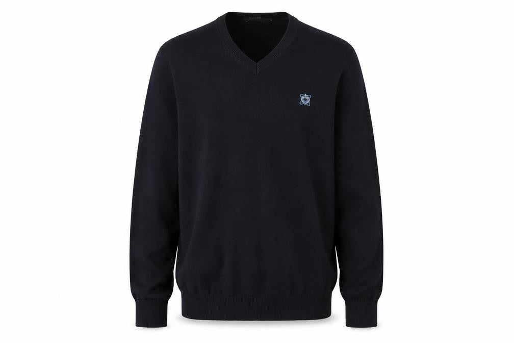 Mens UK Size L FULLCIRCLE Black Pullover Jumper