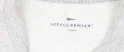 Mens UK Size XL Oxford Pennant Grey Pullover Sweatshirt