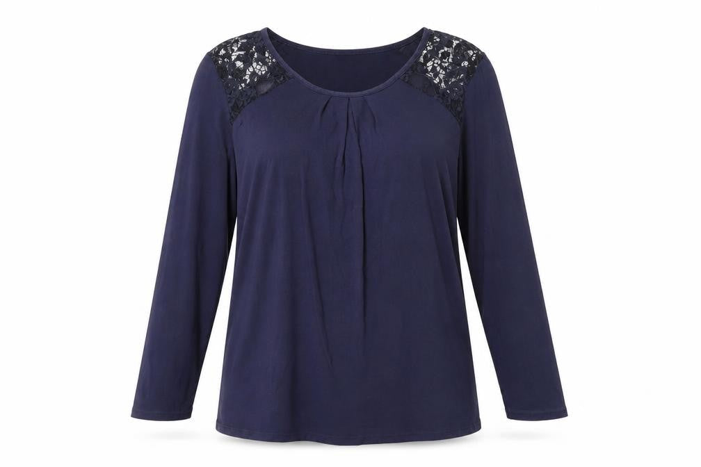 Womens UK Size M Nicole Blue Basic Blouse