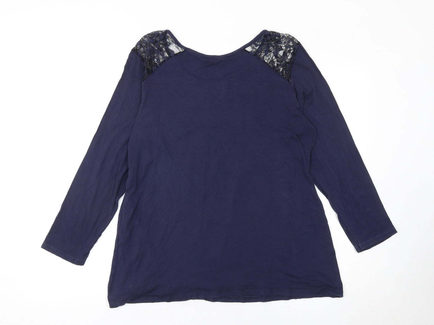 Womens UK Size M Nicole Blue Basic Blouse